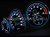Mercedes W124 (84-95), W126 (80-92) светящиеся шкалы приборов - накладки на циферблаты панели приборов, дизайн № 3