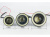 Универсальные линзовые противотуманные фары с ангельскими глазками COB, комплект 2 шт.